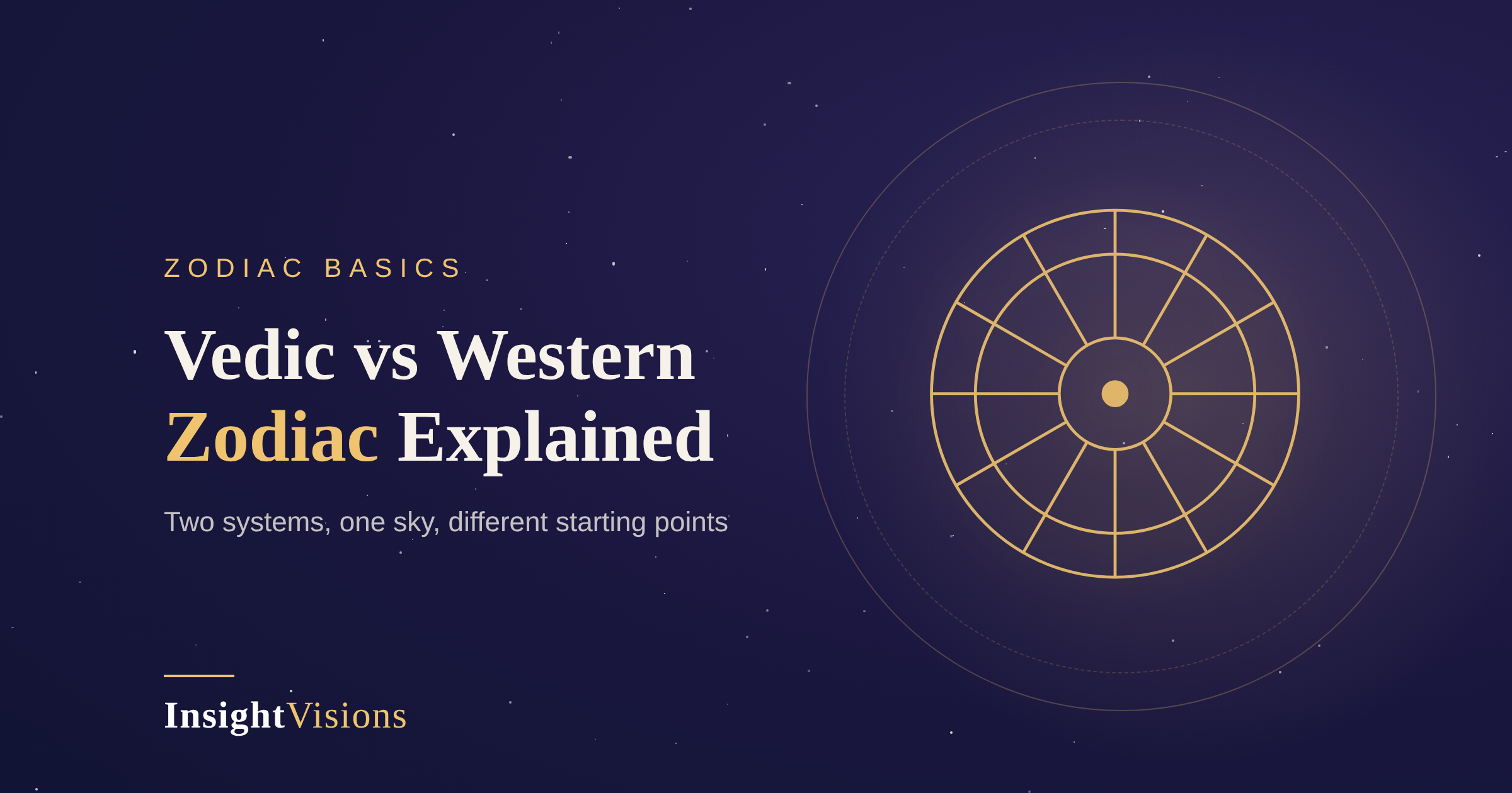 Vedic vs Western Zodiac: Why Your Sign Might Be Different