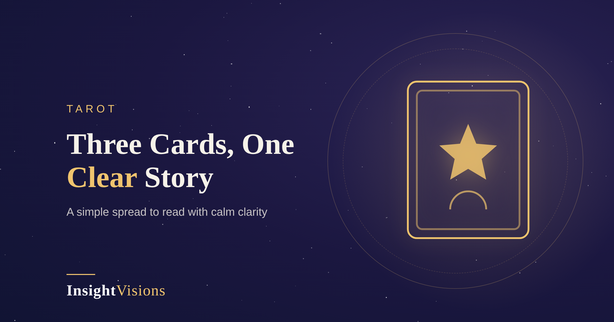 The Three-Card Tarot Spread: A Simple Past-Present-Future Guide