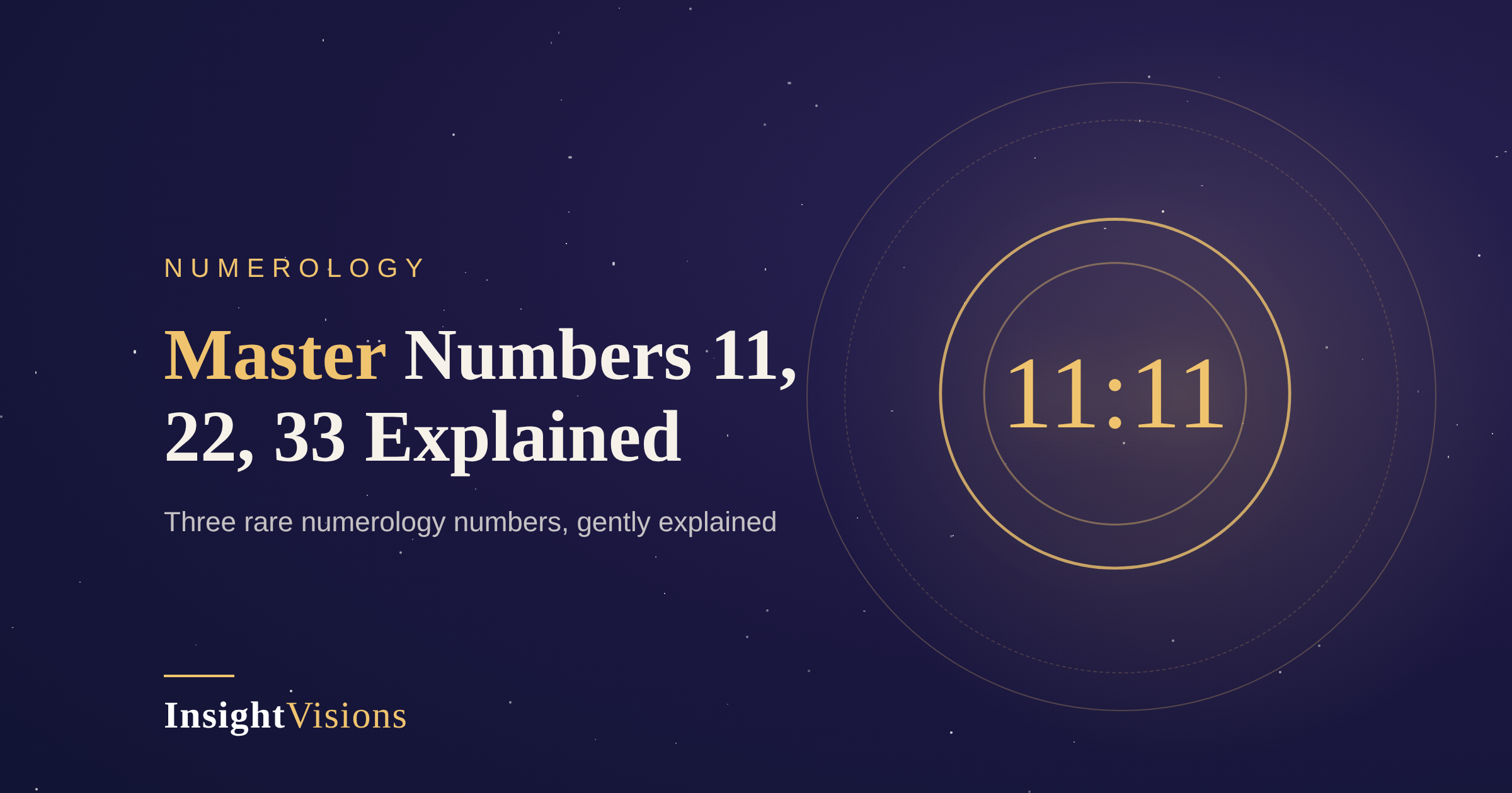 Master Numbers 11, 22, 33 in Numerology: A Beginner's Guide