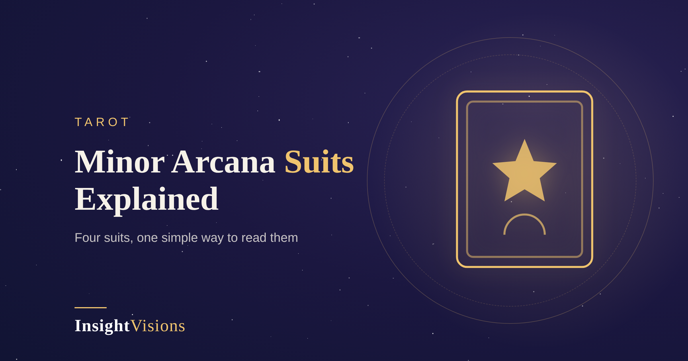 Minor Arcana Suits in Tarot: What Cups, Wands, Swords and Pentacles Really Mean